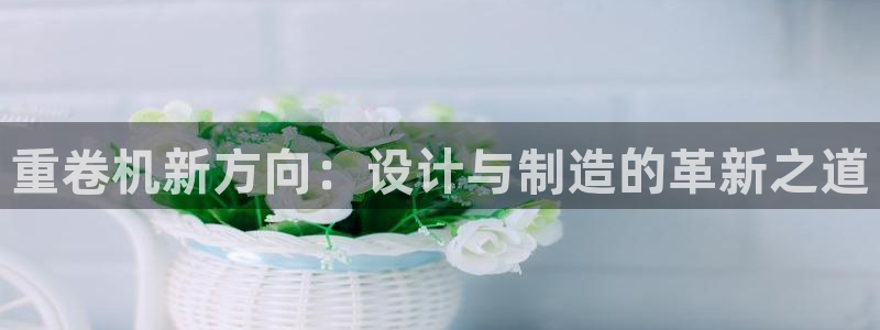 辉达娱乐福彩：重卷机新方向：设计与制造的革新之道