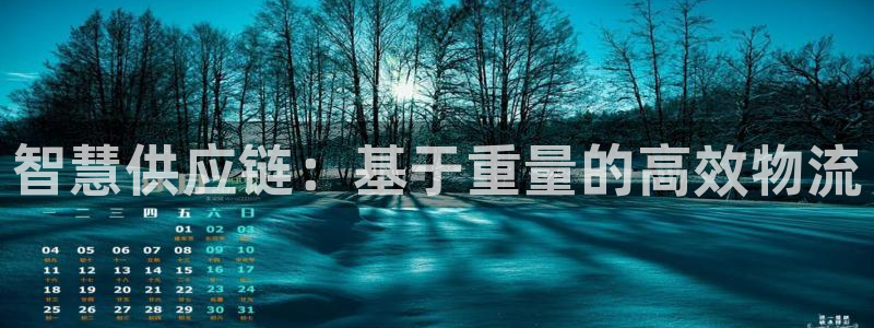 辉达娱乐排列三：智慧供应链：基于重量的高效物流
