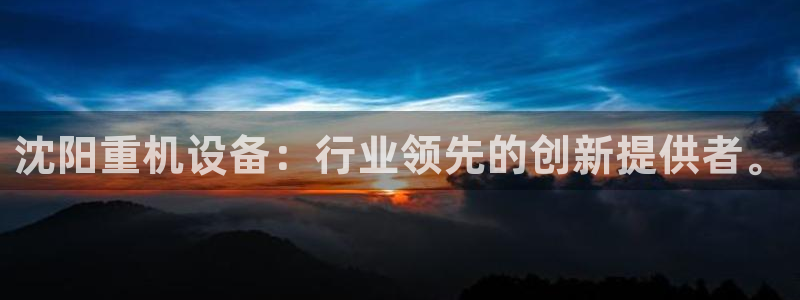 辉达娱乐加q75775稳定：沈阳重机设备：行业领先的创新提供