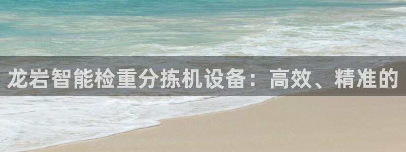 辉达娱乐最新消息新闻：龙岩智能检重分拣机设备：高效、精准的