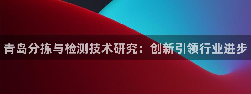 辉达平台官网登录：青岛分拣与检测技术研究：创新引领行业进步