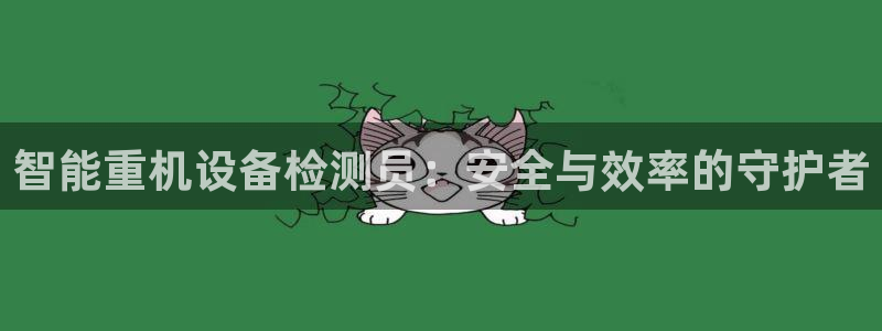 辉达娱乐体彩：智能重机设备检测员：安全与效率的守护者